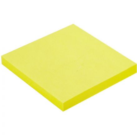 Стикеры Attache Selection 76x76 мм неоновые желтые (1 блок, 100 листов)