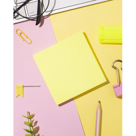 Стикеры Attache Selection 76x76 мм неоновые желтые (1 блок, 100 листов)