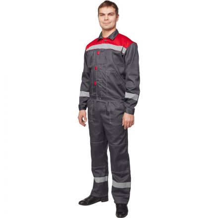 Костюм рабочий летний муж. л20-КПК сер/красн (р.44-46) 158-164 Костюм рабочий летний муж. л20-КПК сер/красн (р.44-46) 158-164