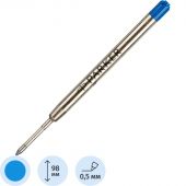 Стержень шариковый Parker 1950368 синий 98 мм (толщина линии 0.5 мм)