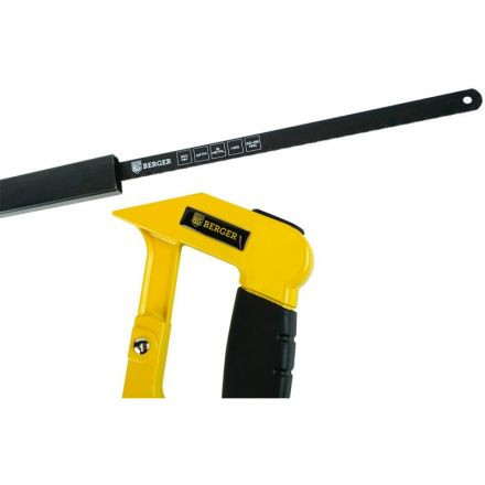 Ножовка по металлу 300мм, биметаллическое полотно, 24TPI, BERGER BG1846