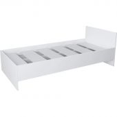 Кровать SV_1-спальная (940х2040х700) ЛДСП 16мм Белый шагрень