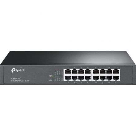 Коммутатор TP-Link TL-SF1016DS (L2) 16x100Мбит/с неуправляемый