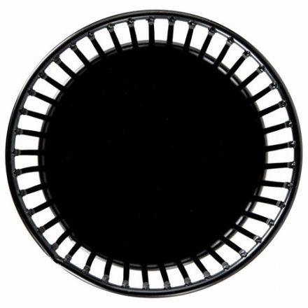 Органайзер-стаканчик для косметики и мелочей MONTE VITA (МОНТЕ ВИТА), металлический, 100х80 мм, черный, 272485