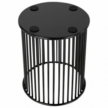 Органайзер-стаканчик для косметики и мелочей MONTE VITA (МОНТЕ ВИТА), металлический, 100х80 мм, черный, 272485