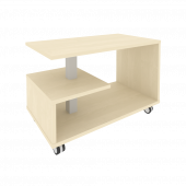 First Стол журнальный на колесах KSM-1 Клён 900*500*580