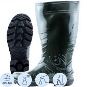 Сапоги специальные цв.оливковый мод. Д23-КЩС с МП, МС (р.42) ПВХ