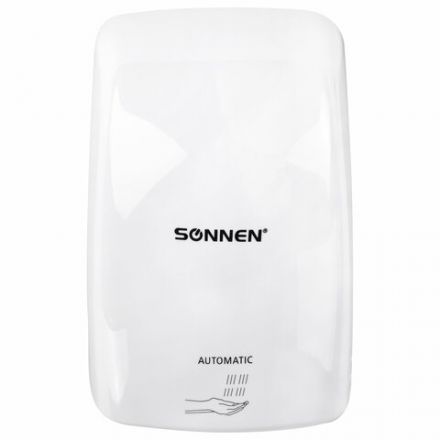 Сушилка ВЫСОКОСКОРОСТНАЯ для рук SONNEN HD-FL-2009, 1200 Вт, пластиковый корпус, белая, 607959 Сушилка ВЫСОКОСКОРОСТНАЯ для рук SONNEN HD-FL-2009, 1200 Вт, пластиковый корпус, белая, 607959