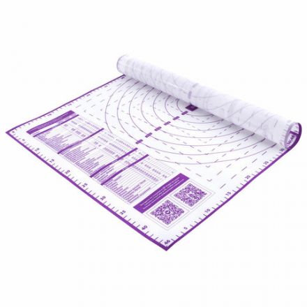 Коврики силиконовые для выпечки 4 в 1: Коврики 30х40 см / 46х66 см, Нож 24 см, Скалка, DASWERK (ДАСВЕРК), 608429