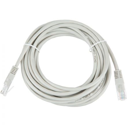 Патч-корд BigTech OPCC005 UTP CCA кат.5e/5м/литой/многожильный (серый)