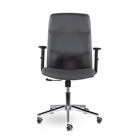 Кресло М-903 Софт хром Ср S-0422 (темно-серый) Кресло М-903 Софт хром Ср S-0422 (темно-серый)