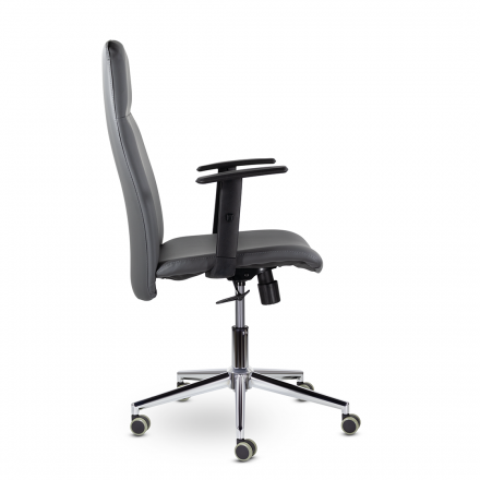 Кресло М-903 Софт хром Ср S-0422 (темно-серый) Кресло М-903 Софт хром Ср S-0422 (темно-серый)