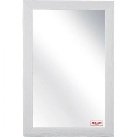 Зеркало МГЛ_настенное Комус Мебель НБ56(400x600) багет ПЛС белый