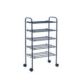 Обувница Leset Комо 5 с колесами, Чёрный