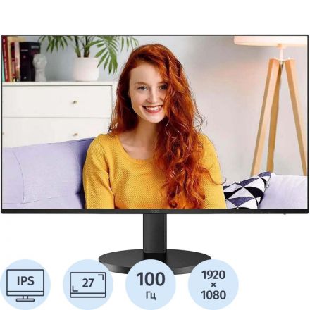Монитор AOC (27B3CF2)27/FHD/IPS/100Hz/250cd/4ms/HDMI