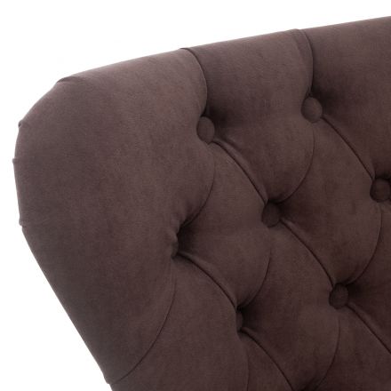 Стул Leset Один Шоколадный, Ткань Велюр