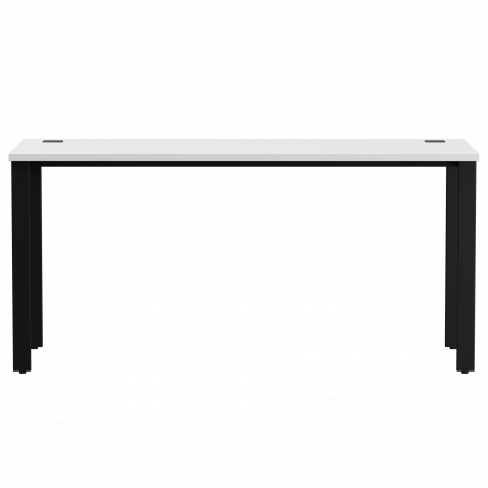 Стол прямой Everprof EVO на металлокаркасе 1580х670х755 мм Белый/Черный