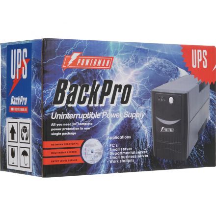 ИБП POWERMAN Back Pro 850 PLUS, line-interactive, USB, 850VA, 480W