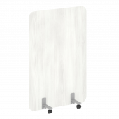 R-line Перегородка на металлических опорах, на роликах DP.R-100-150 Снежная патина/Серый металл 1000*18*1500