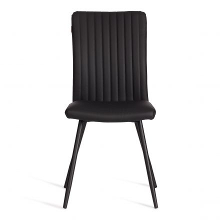 Стул обеденный Monte Carlo TREND, экокожа, черная, 49х51х93 см