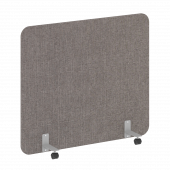 R-line soft Перегородка на металлических опорах, на роликах AP.R-140-120 Romeo 05/Серый металл 1400*18*1200