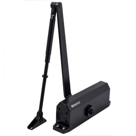 Доводчик БУЛАТ ARCTIC ДД 504/5 A-B, дверной, (80-150 кг), черный