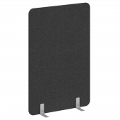 R-line soft Перегородки на металлических опорах на фетровых подпятниках AP.F-120-180 Romeo 12/Серый металл 1200*18*1800