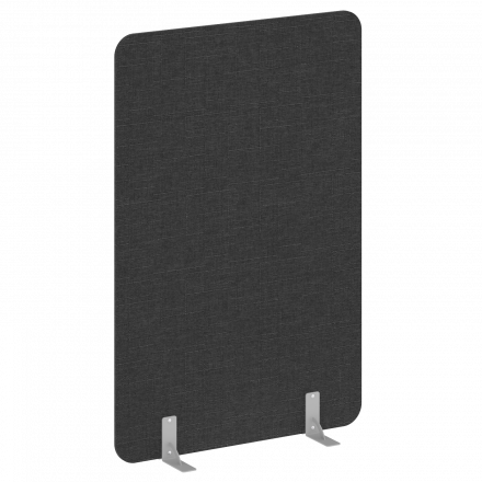 R-line soft Перегородки на металлических опорах на фетровых подпятниках AP.F-120-180 Romeo 12/Серый металл 1200*18*1800