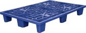 Паллет 1200х800х160 мм (перфорированный на 9 ножках вкладываемый) синий