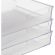 Лоток для бумаг горизонтальный Attache City прозрачный