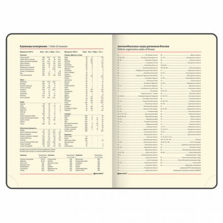Ежедневник недатированный B6 (127х186 мм), BRAUBERG VISTA, под кожу, гибкий, 136 л., "Spring garden", 112110