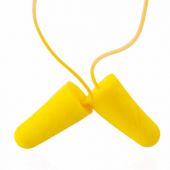 Беруши одноразовые со шнурком, 1 пара, пакет, ЕЛАНПЛАСТ, БЕР131101