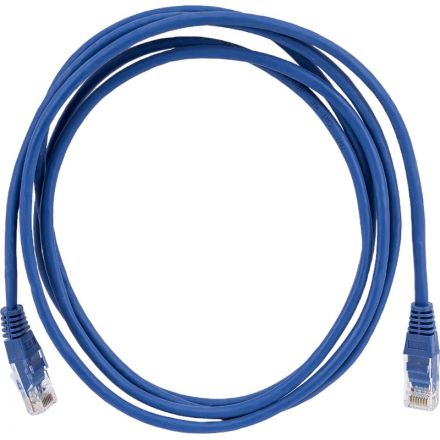 Патч-корд TWT TWT-45-45-2.0-BL UTP кат.5e, 2.0 м, синий