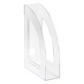 Лоток для бумаг вертикальный СТАММ "Респект", прозрачный, ширина 70мм Лоток для бумаг вертикальный СТАММ "Респект", прозрачный, ширина 70мм