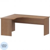 Стол эргономичный PT Арго А-206.60 левый орех гварнери Стол эргономичный PT Арго А-206.60 левый орех гварнери