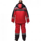 Костюм рабочий зимний муж з03-КПК красн/чер (р.48-50) 182-188