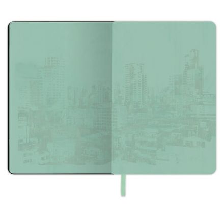 Блокнот А5 (143x210 мм), BRAUBERG VISTA "District", под кожу, гибкий, 80 л., 112087