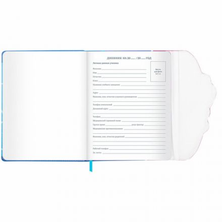 Дневник 1-11 класс 48 л., кожзам (твердая), магнитный клапан, ЮНЛАНДИЯ, "Девочка и котики", 106928