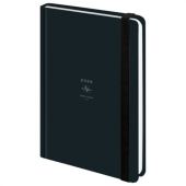 Ежедневник датированный 2026 с резинкой 145х203 мм, А5, BRAUBERG, твердый, "Пульс", 117341