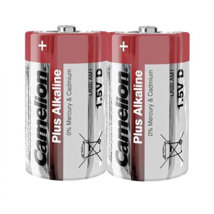 Батарейка Camelion Plus Alkaline 2шт/бл (LR20-BP2, 1.5В) (1654) Батарейка Camelion Plus Alkaline 2шт/бл (LR20-BP2, 1.5В) (1654)