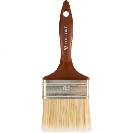 Кисть плоская по дереву TOPFORT Delicate 80х15