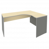 Riva Стол криволинейный правый А.СА-4 (R) Клён металлик 1600*1200*750 Riva Стол криволинейный правый А.СА-4 (R) Клён металлик 1600*1200*750