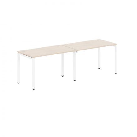 Стол 2-х местный XWST 2470 Бук Тиара/Белый 2406х700х750 XTEN-S