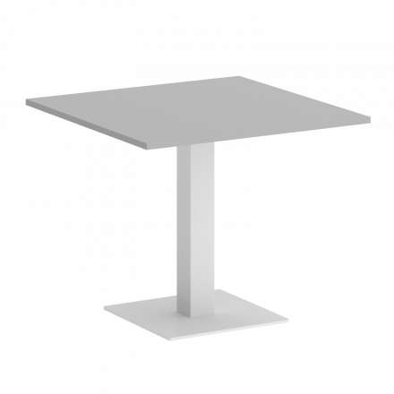 Home Office Стол квадратный VR.SP-5-90.2 Серый/Белый металл 900*900*750 Home Office Стол квадратный VR.SP-5-90.2 Серый/Белый металл 900*900*750