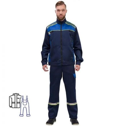 Костюм рабочий летний муж. л26-КПК син/вас (р.48-50) 182-188