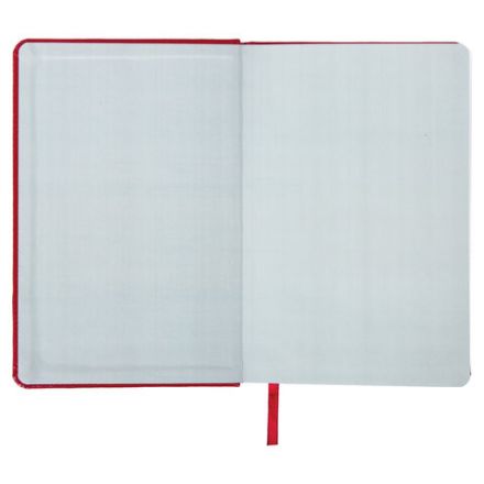 Ежедневник недатированный А5 138х213 мм BRAUBERG "Rainbow" под кожу, 136 л., красный, 111667