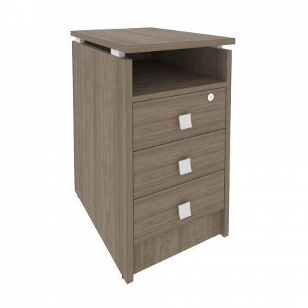 Style Тумба приставная с фолдингом Л.ТП-4.1F Вяз 420*600*750