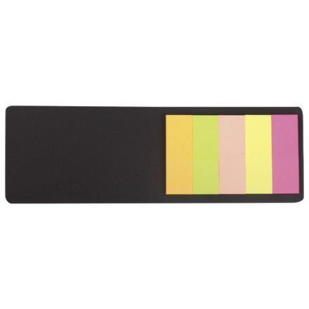 Закладки клейкие неоновые BRAUBERG бумажные, 45х15 мм, 100 штук (5 цветов х 20 листов), в картонной книжке, 122734