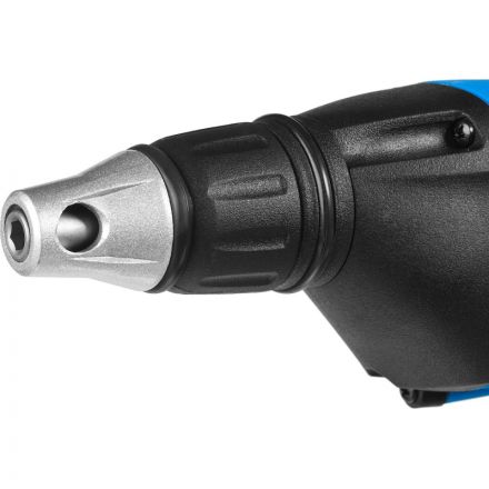 Шуруповерт сетевой ЗУБР 550Вт по гипсокартону 1/4HEX (ЗСШ-550-45)