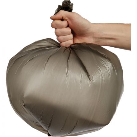 Мешки для мусора на 30 л Концепция быта черные (ПНД, 7 мкм, в рулоне 50 шт, 48х57 см)